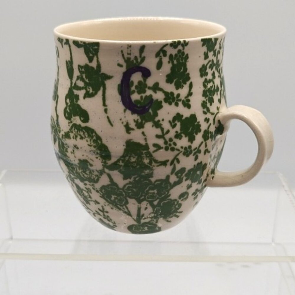 Anthropologie: Homegrown Collection Initial Mug "C"